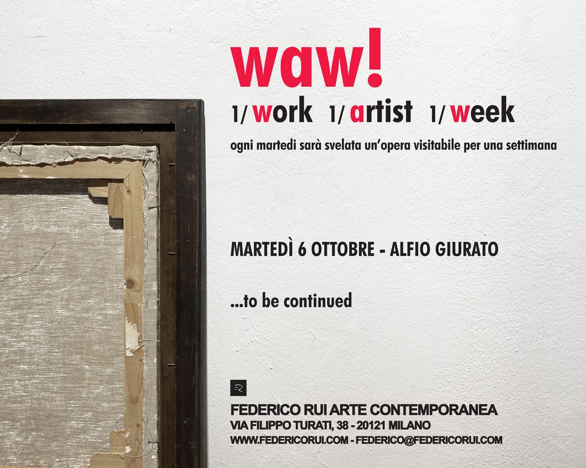 waw! 1/work 1/artist 1/week