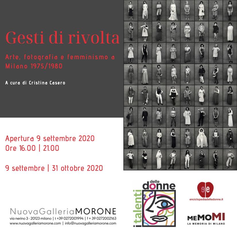 GESTI DI RIVOLTA. Arte, fotografia e femminismo a Milano 1975-1980