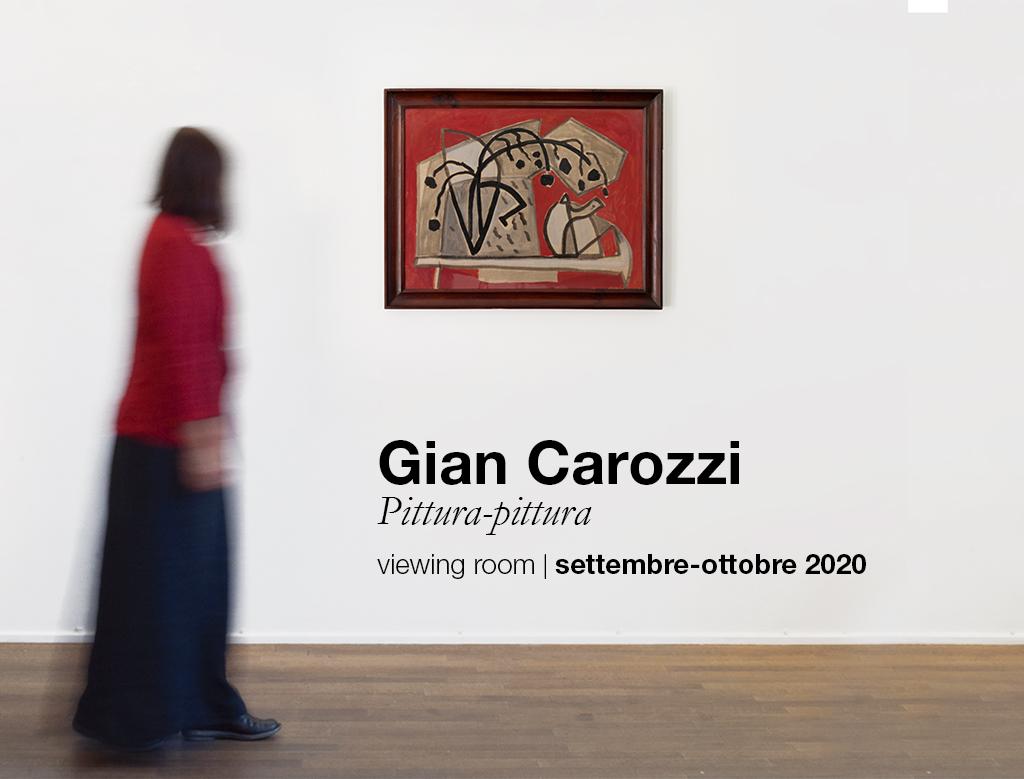 Gian Carozzi, Pittura-pittura