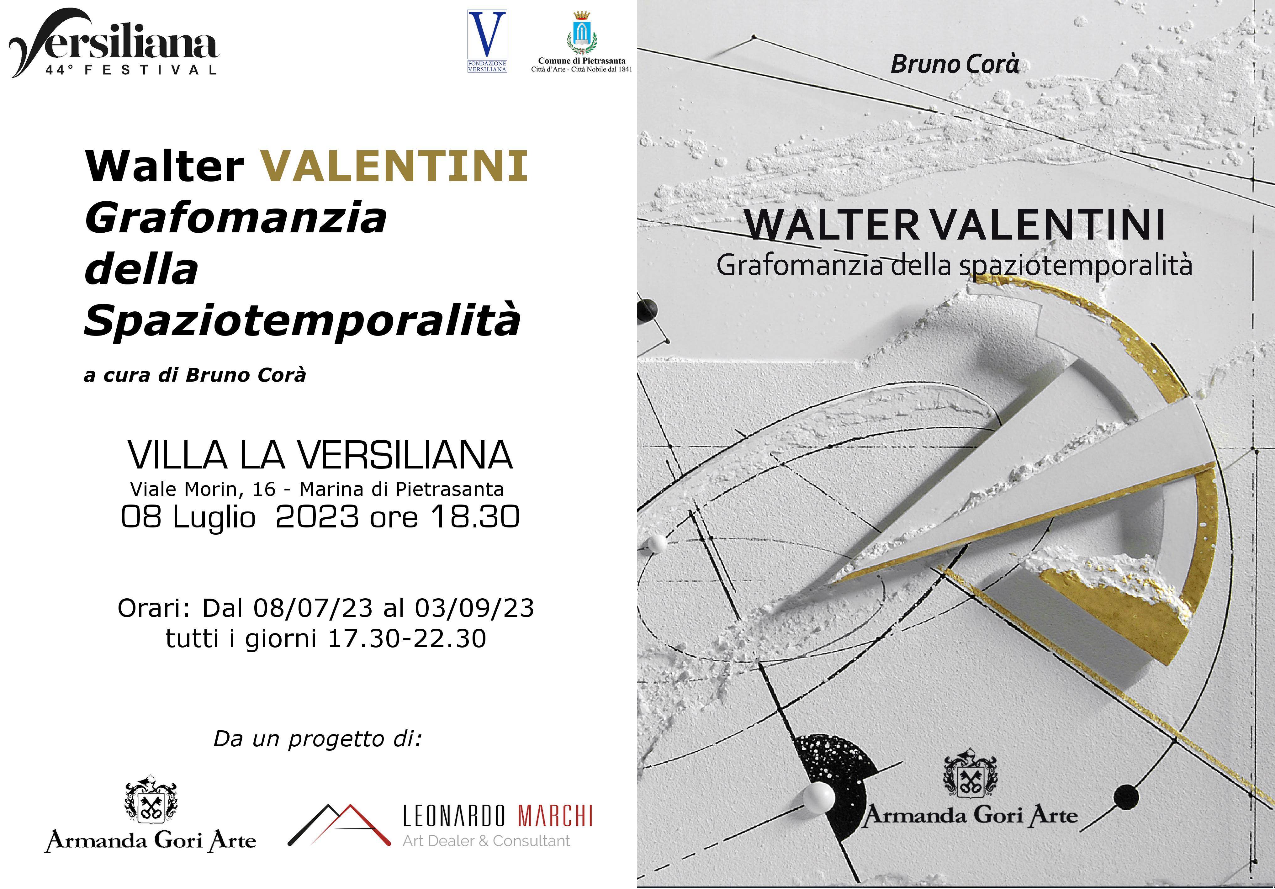 Walter Valentini - Grafomanzia della Spaziotemporalità
