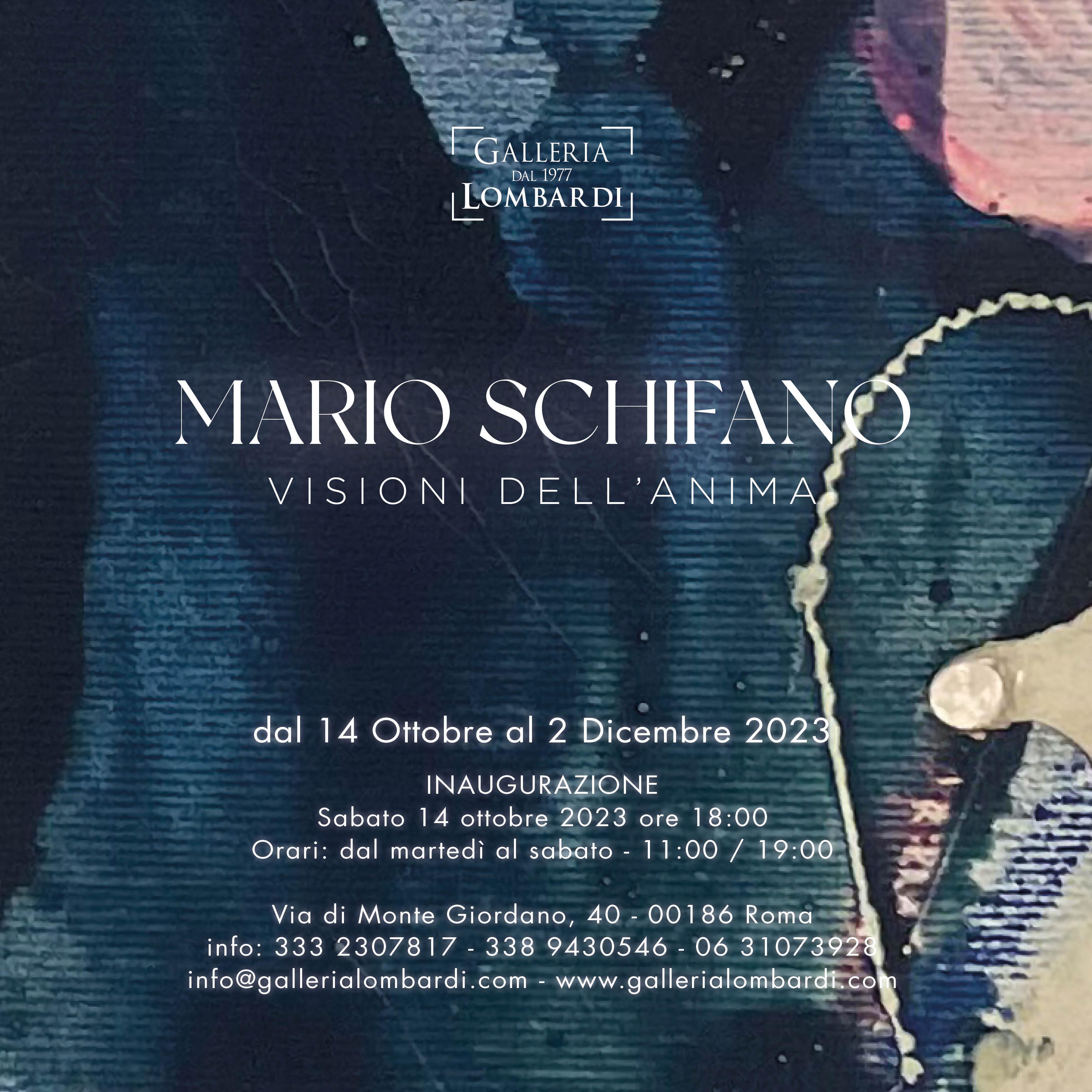 Mario Schifano Visioni dell' anima