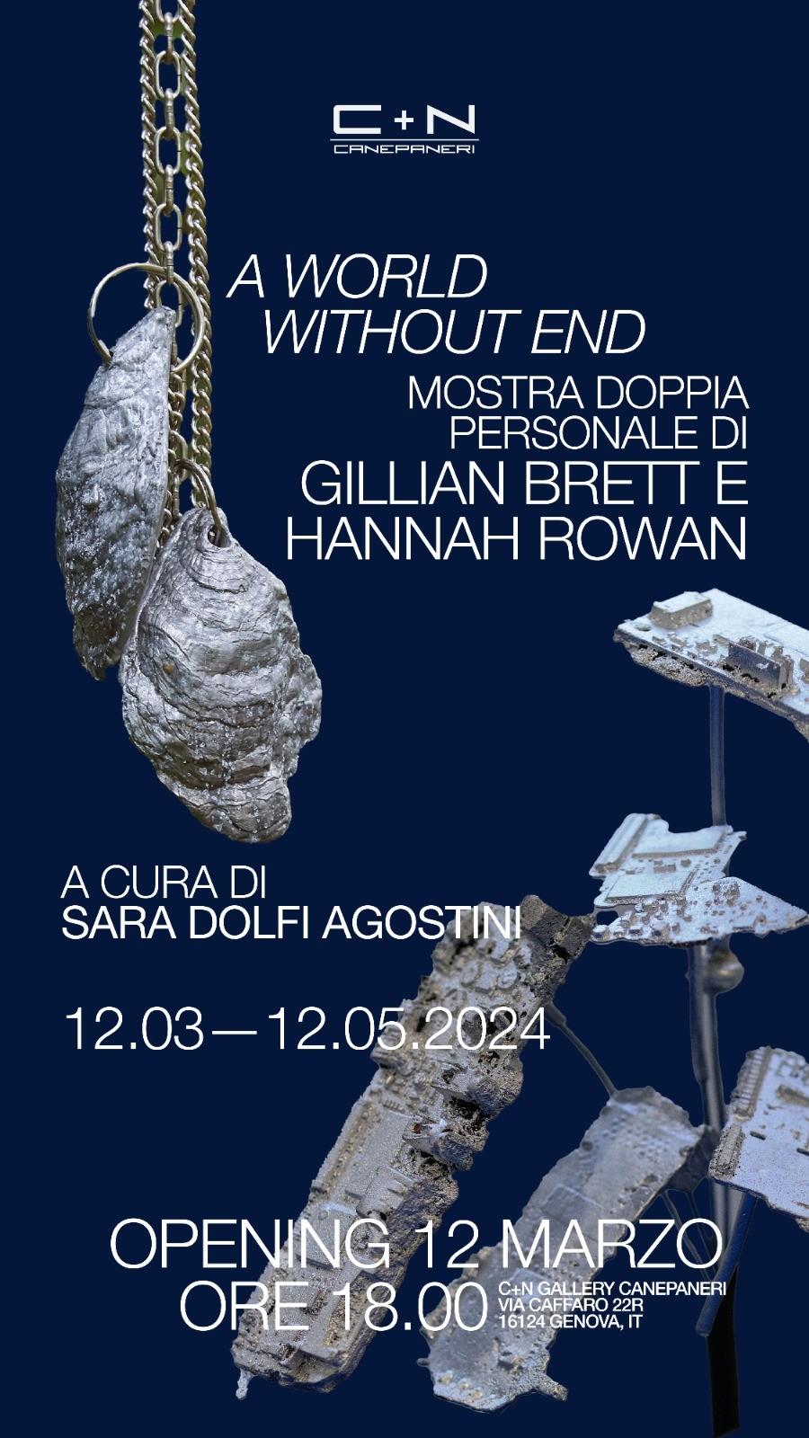 A World Without End, Gillian Brett, Hannah Rowan, Duo Show, Genova